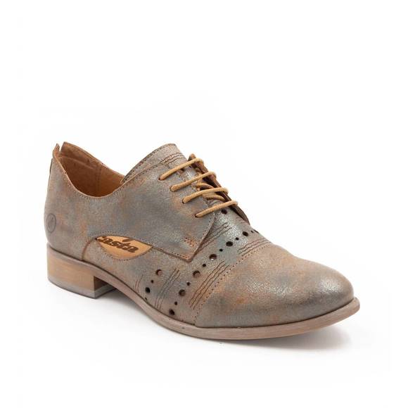 NEW CASTA women\'s fargo lace up loafer in petrol